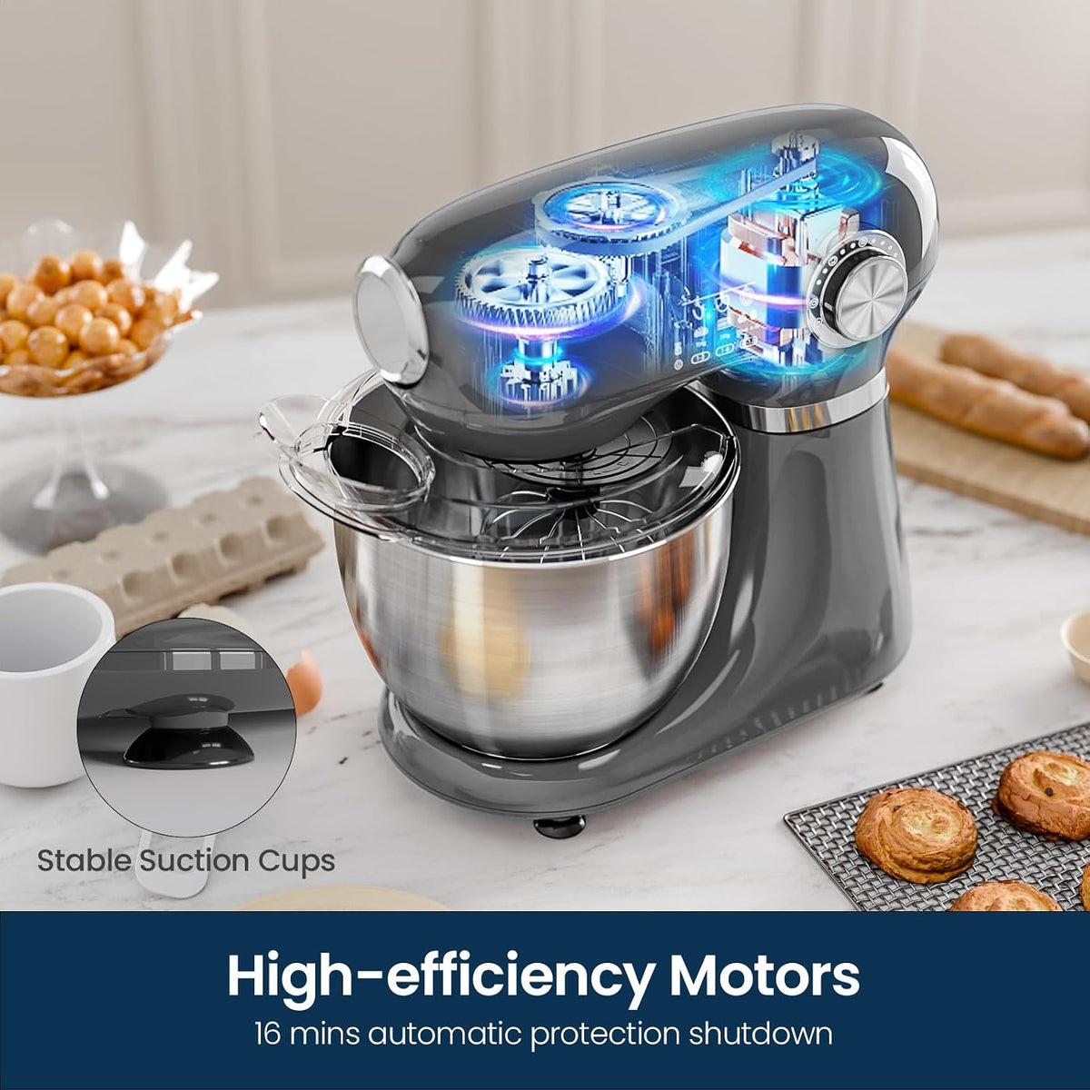 Modern Stand Mixer 5.5-Quart, 12-Speed CF3715