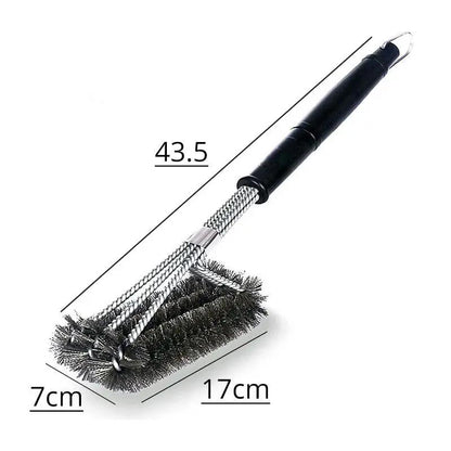 BBQ Grill Brush and Scraper Kit Stainless Steel