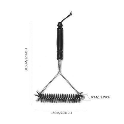 BBQ Grill Brush and Scraper Kit Stainless Steel