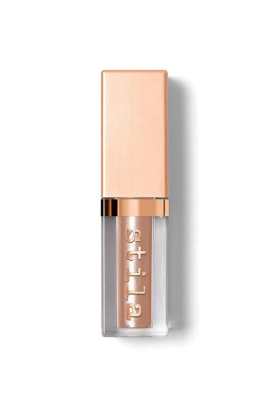 Stila Shimmer & Glow liquid eye shadow tube with rose-gold cap in champagne shimmer on Tampa Home & Garden Store