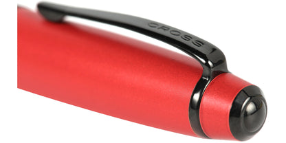 Bailey matte red lacquer fountain pen with black clip Cross branding extra-fine nib on Tampa Home & Garden Store