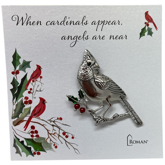 When Cardinals Appear Pin - Tampa Home & Garden Store