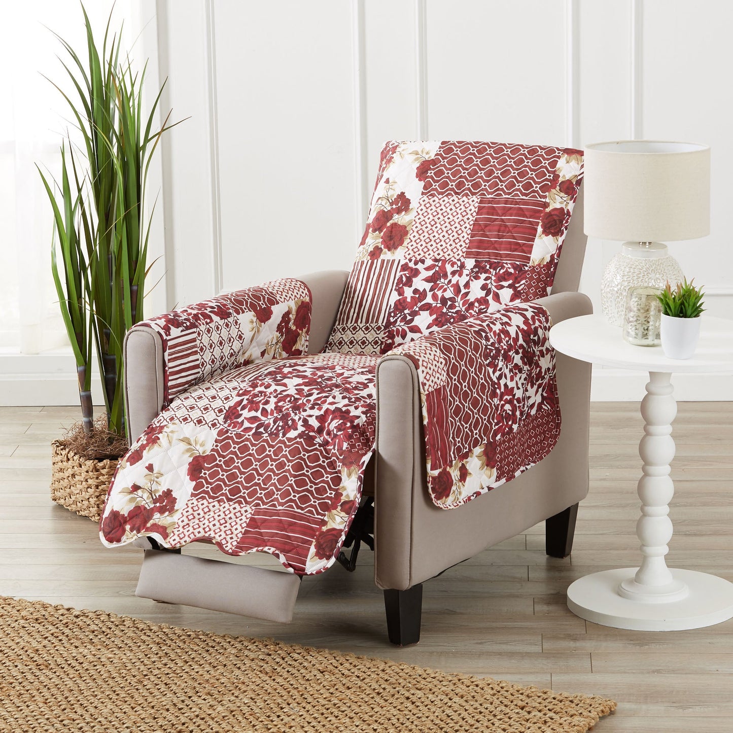 Reversible Floral Patchwork Furniture Cover