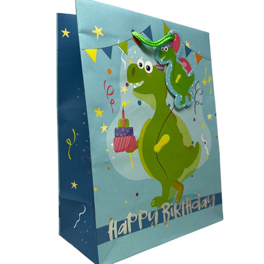 Dinosaur Birthday Gift Bag - Tampa Home & Garden Store