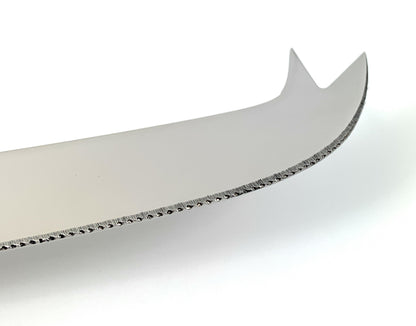Vibhsa cheese knives set of 4 stainless steel curved-handle blades on Tampa Home & Garden Store