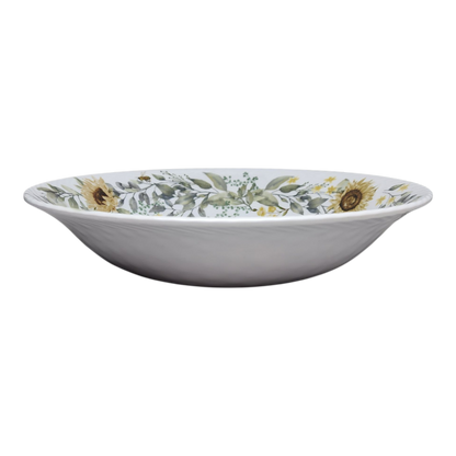 Melamine Bee Design Salad Bowl - 13 Inch
