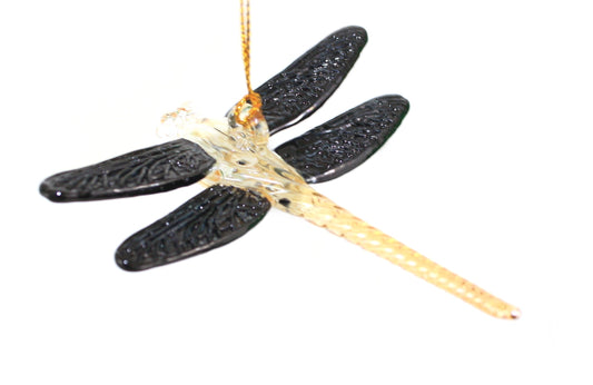 Egyptian Glass Dragon Fly - Black Wings - Tampa Home & Garden Store