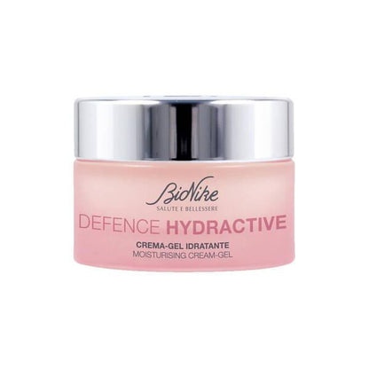 BioNike Defense Hydractive cream-gel jar, pink container with silver lid, 50ml on Tampa Home & Garden Store