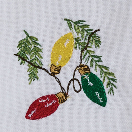 Serviette de table « Lumières de Noël »