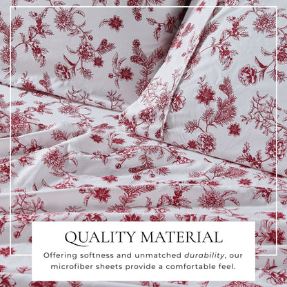 Watercolor Floral Sheet Set and a Pillowcase