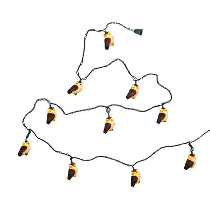 Guirlandes lumineuses de fête - Hiboux