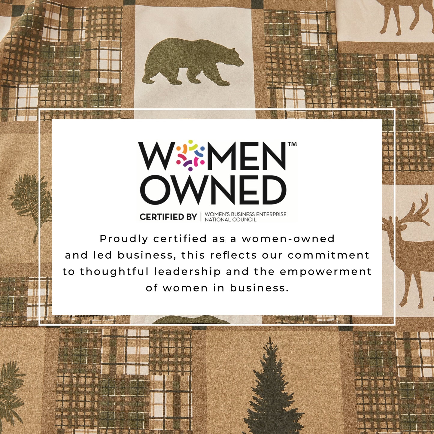 Lodge Printed Sheet Set and the Rustic Print