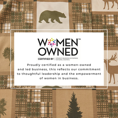 Lodge Printed Sheet Set and the Rustic Print