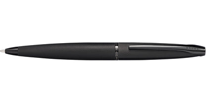 ATX Brushed Black Ballpoint Pen by A.T. Cross with textured grip and metal clip on Tampa Home & Garden Store