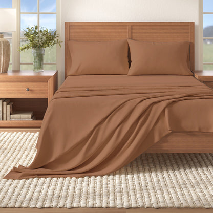 Soft and Natural Cotton Flannel Sheet Set