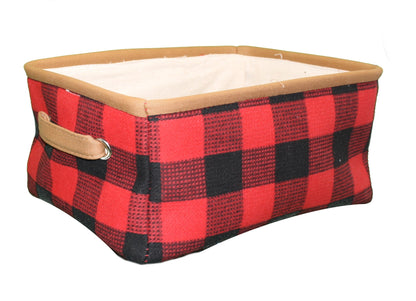 Paniers en tissu à carreaux Buffalo -