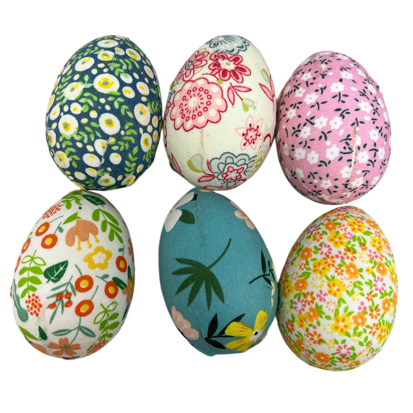Juego de 6 huevos decorativos de primavera