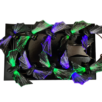 Bat - Fiber Optic 10 Light Set with Sound