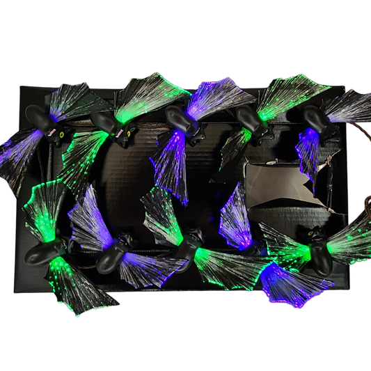 Bat - Fiber Optic 10 Light Set with Sound