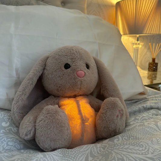 Breathing Plush Toy Calming Sleep Aid Stuffed Animal with Music & Light - Tampa Home & Garden Store