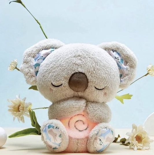 Breathing Plush Toy Calming Sleep Aid Stuffed Animal with Music & Light - Tampa Home & Garden Store
