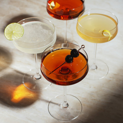 Reserve Julien Crystal Coupe Glasses Set of Four