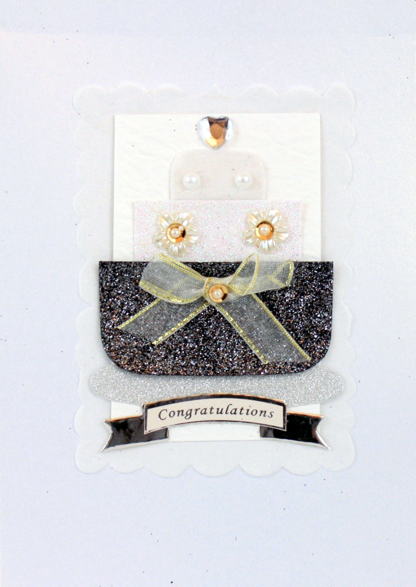 Colección de tarjetas adornadas hechas a mano - Pastel de bodas para el día de la boda
