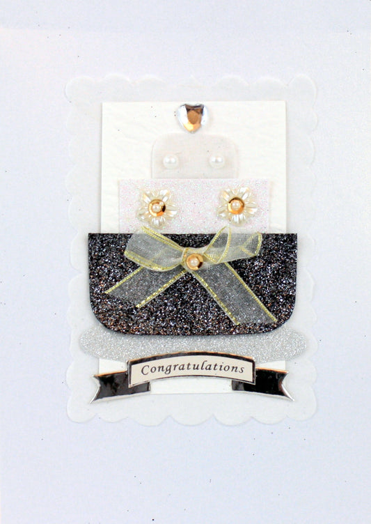Handmade Embellished Card Collection - Wedding Day Wedding Cake - Tampa Home & Garden Store
