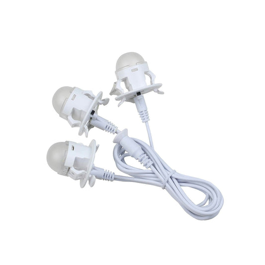 Three LED Light String - Type L To 3 Moonlander Clip Lights - Tampa Home & Garden Store