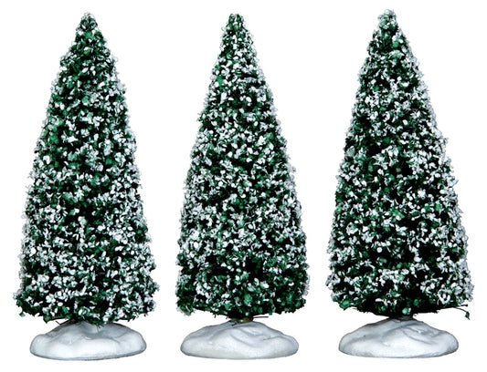 Snowy Juniper Tree - Small - Set Of 3 - Tampa Home & Garden Store