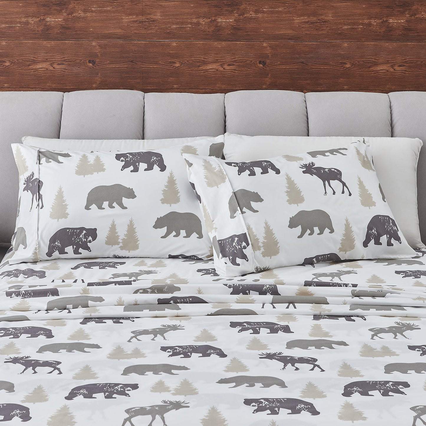 Lodge Printed Sheet Set and the Rustic Print