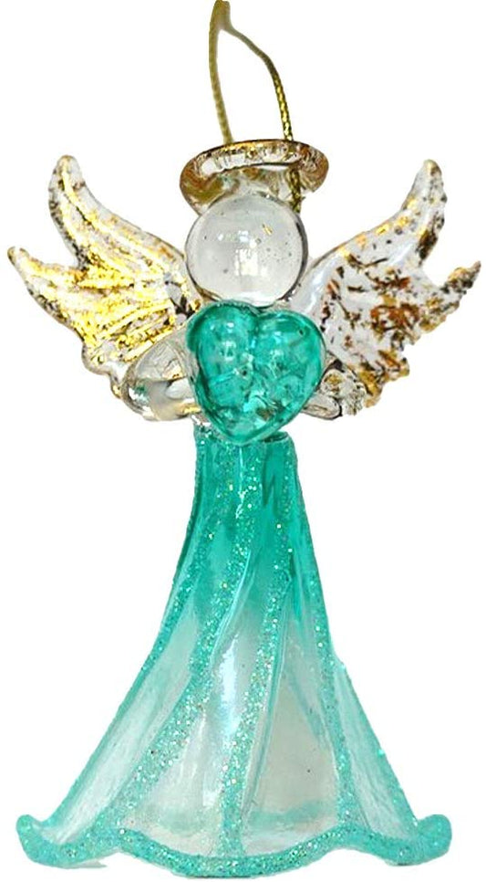 Crystal Birthstone Angel Ornament - December - Tampa Home & Garden Store