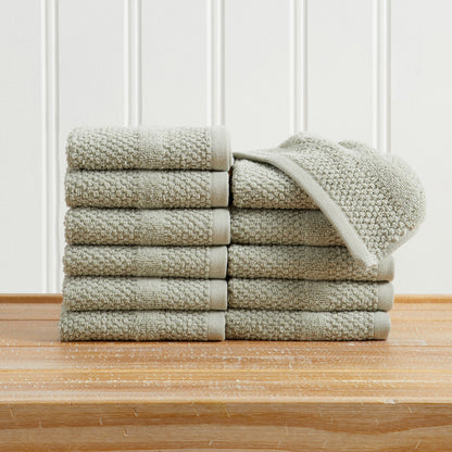 Pure Cotton Woven Bath Towel Set and a Soft Feel
