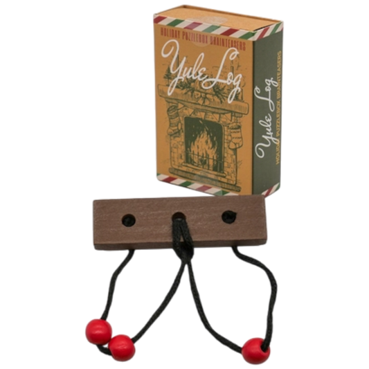 Holiday Puzzlebox Brainteaser - Yule Log - Tampa Home & Garden Store