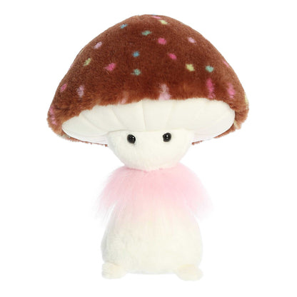 Peluche Amis des Champignons - Cupcake au Chocolat de 23 cm