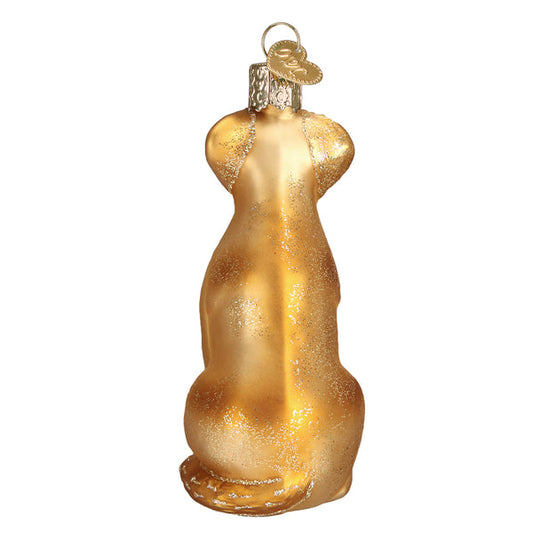 Yellow Labrador Glass Ornament - Tampa Home & Garden Store