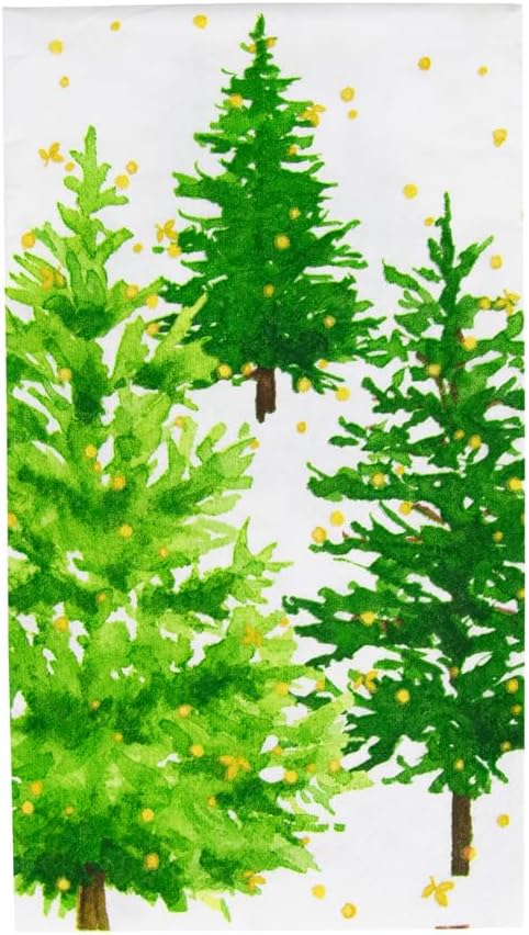 Serviette d'invité/serviette de buffet blanche de Noël