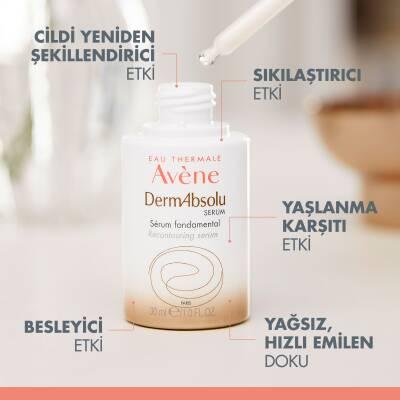 Avène DermAbsolu anti-aging facial serum bottle with dropper, oil-free, fast-absorbing on Tampa Home & Garden Store