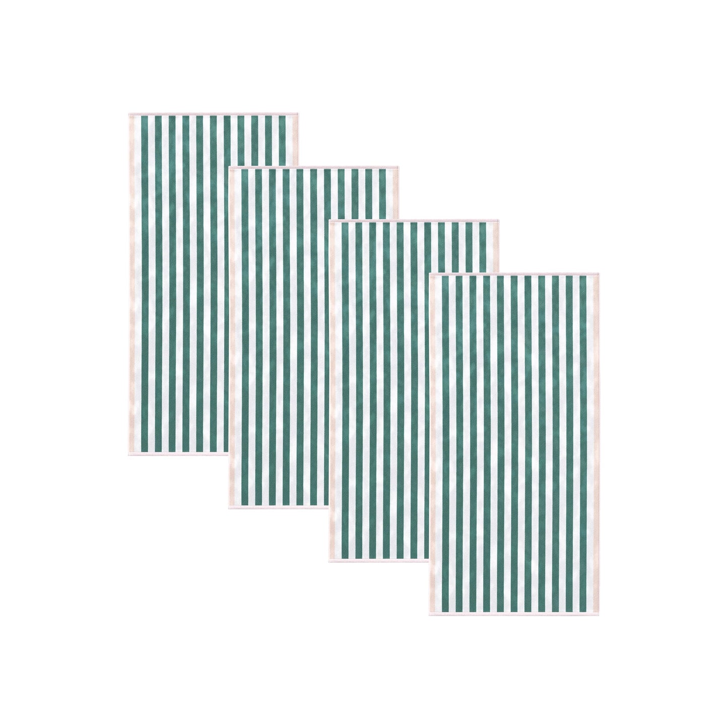 Cabana Cotton Beach Towel and Striped Border
