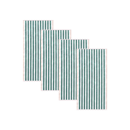 Cabana Cotton Beach Towel and Striped Border