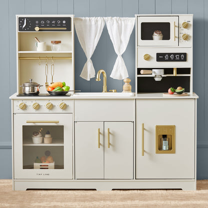 Tiny Land Play Kitchen with Running Water aqua cream toy kitchen by Tiny Land INC on Tampa Home & Garden Store
