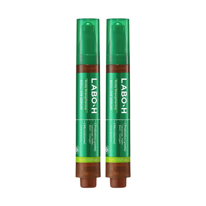 LABO-H Scalp Strengthening Roll-On Serum hair serum by Seoulia, twin 15ml green bottles on Tampa Home & Garden Store