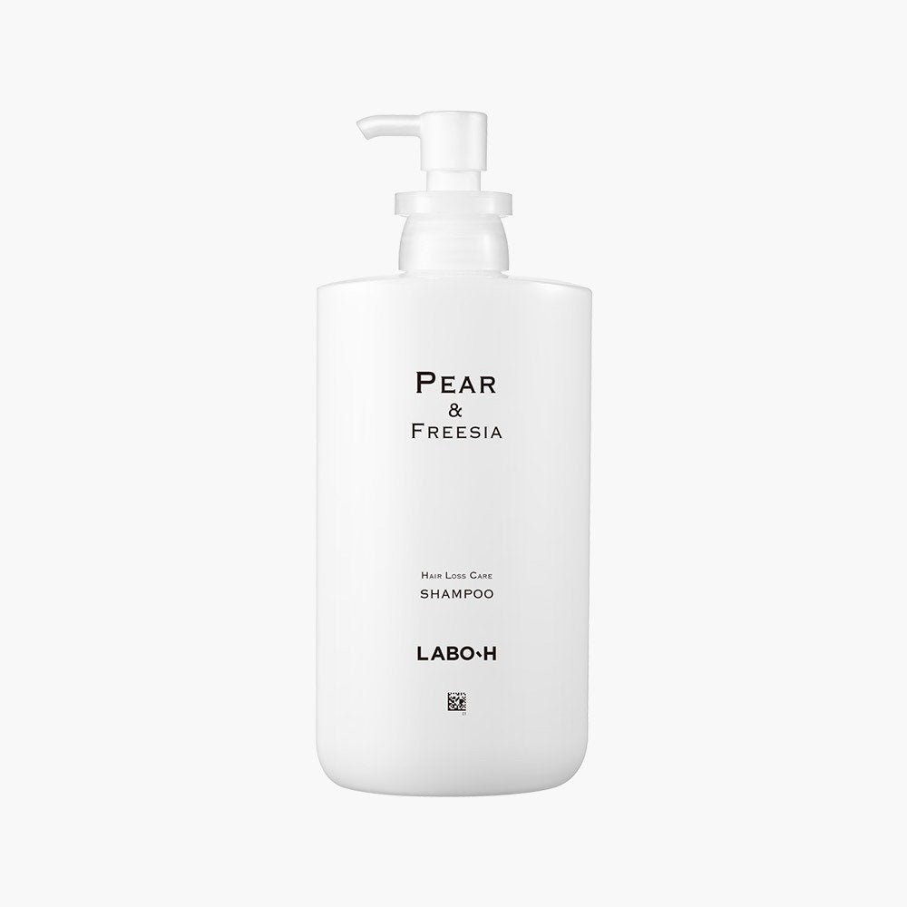 LABO-H Pear & Freesia Scalp Strengthening Shampoo bottle, white 750ml pump by Seoulia on Tampa Home & Garden Store