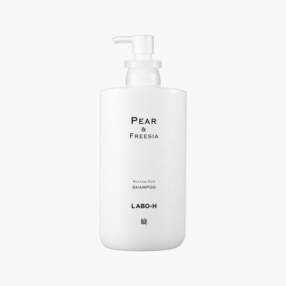 LABO-H Pear & Freesia Scalp Strengthening Shampoo bottle, white 750ml pump by Seoulia on Tampa Home & Garden Store