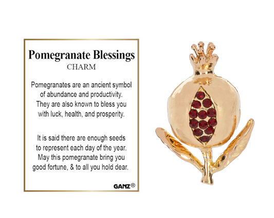 Pomegranate Blessings Charm - Tampa Home & Garden Store