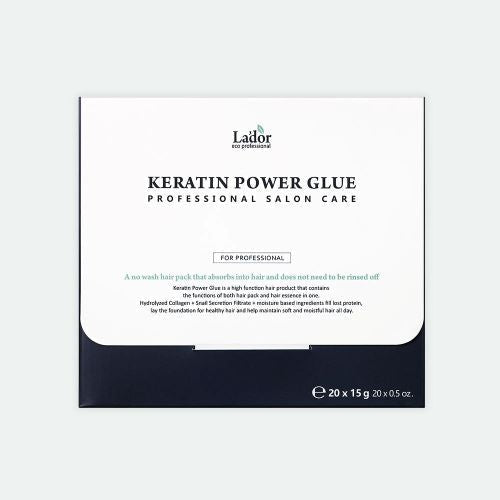 Lador Keratin Power Glue hair treatment box, 20x15g, professional salon care by Seoulia on Tampa Home & Garden Store