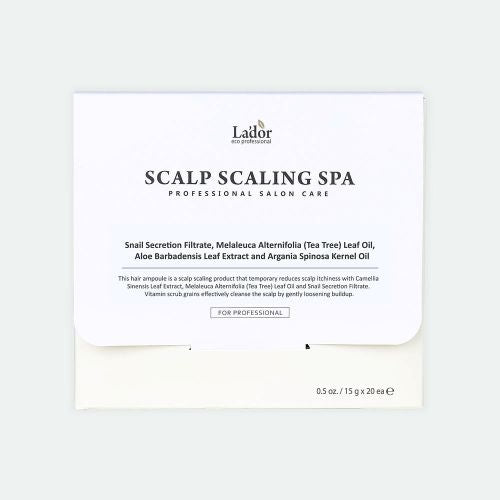 Hair ampoule set LADOR Scalp Scaling Spa 20ea 15ml each Seoulia hair serums on Tampa Home & Garden Store