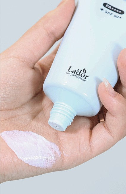 LADOR Tamanu Mild Sunscreen SPF50+ PA++++ 50ml, light blue tube on Tampa Home & Garden Store