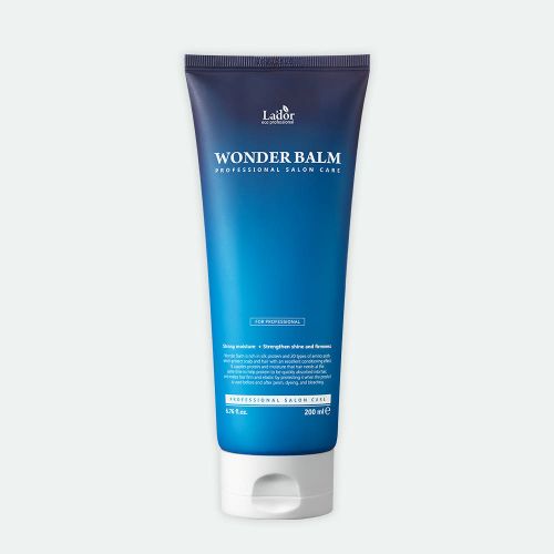 LADOR Wonder Balm 200ml hair treatment tube with gradient blue to navy finish on Tampa Home & Garden Store
