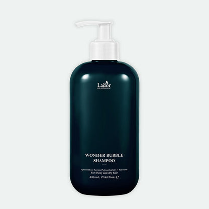 Lador Wonder Bubble Shampoo bottle with pump, 530ml, dark teal plastic on Tampa Home & Garden Store